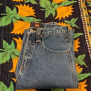 Vintage High Rise cropped Route 66 Jeans